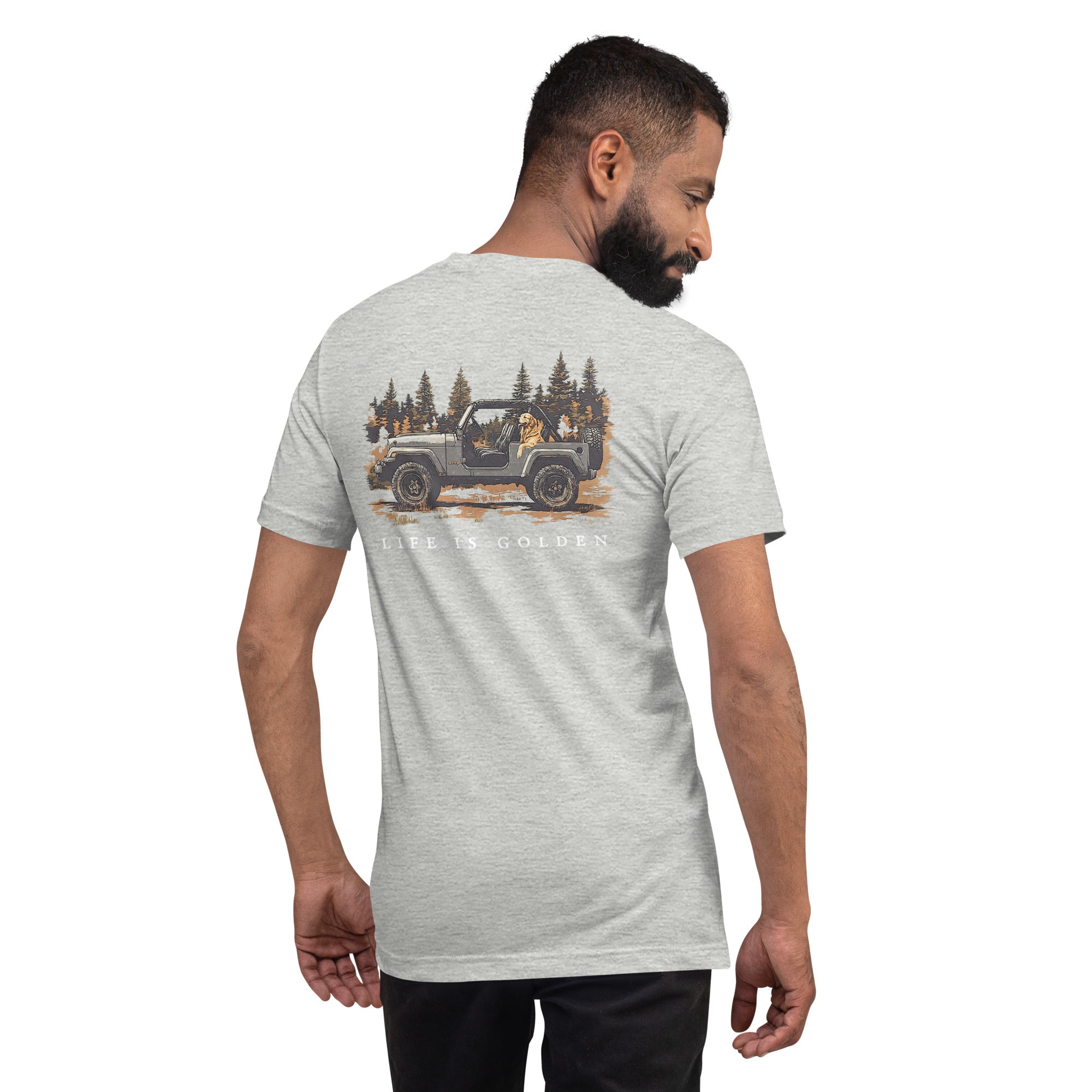 Jeep Life Golden Retriever T-shirt