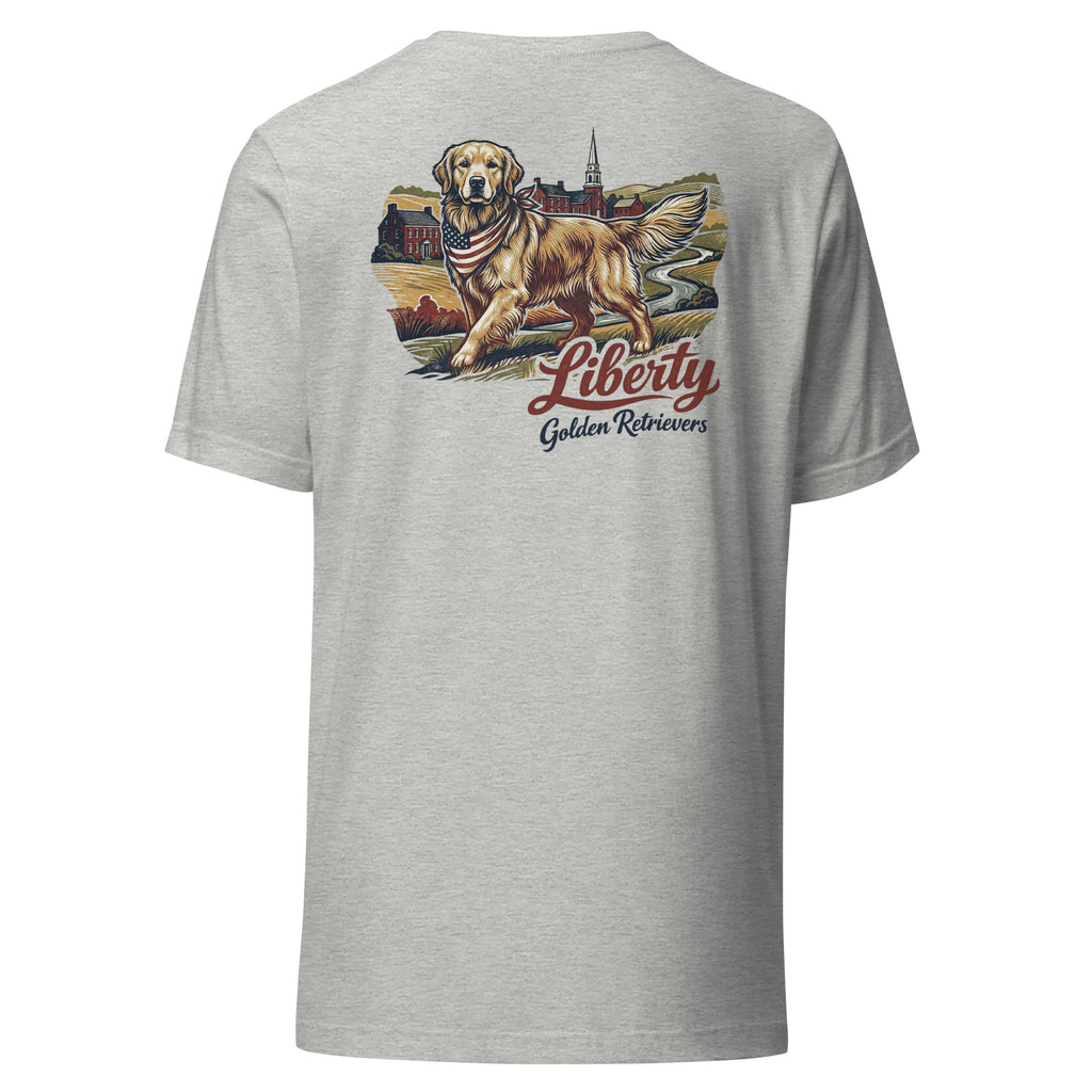 Liberty Golden Retrievers Unisex Tee
