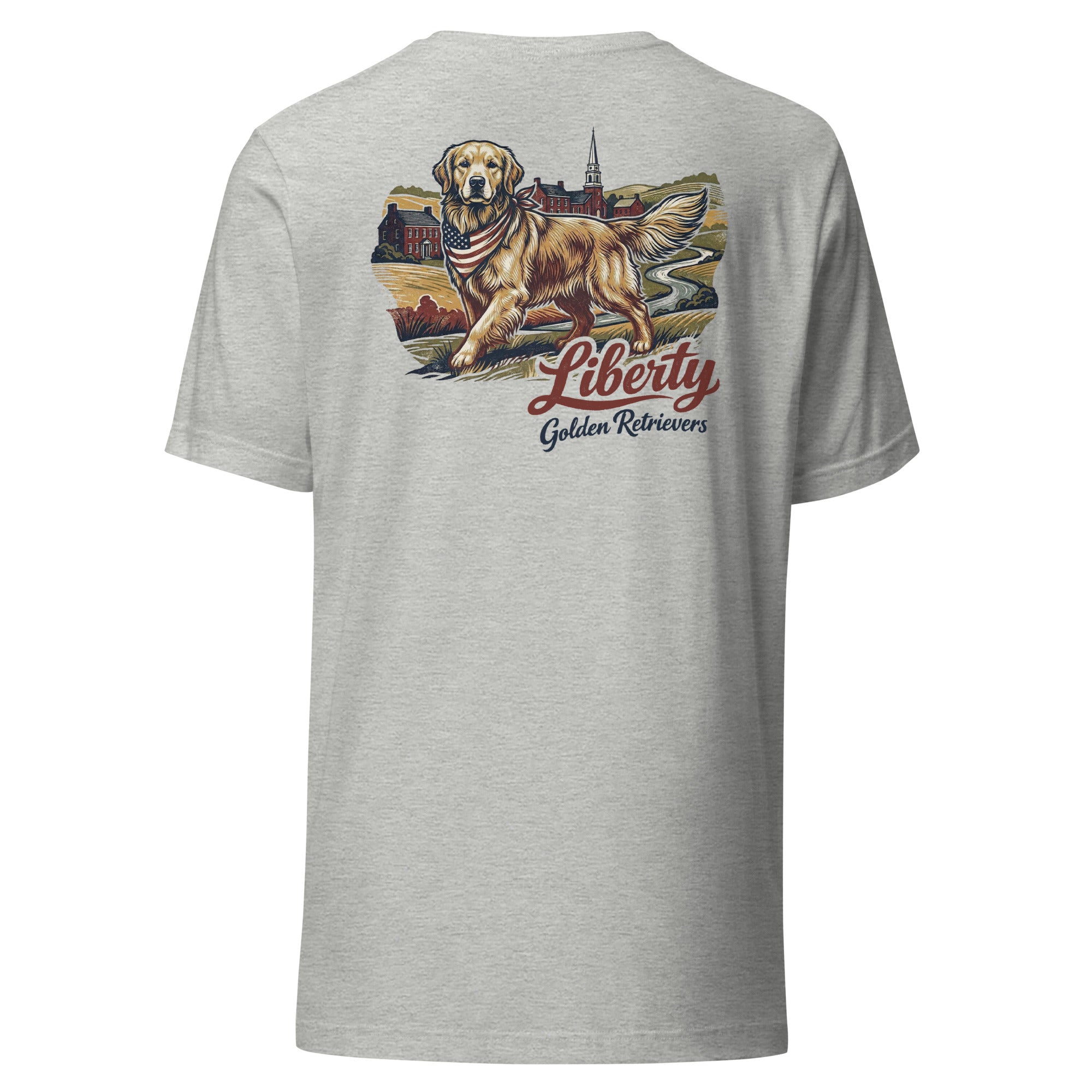 Liberty Golden Retrievers Unisex Tee