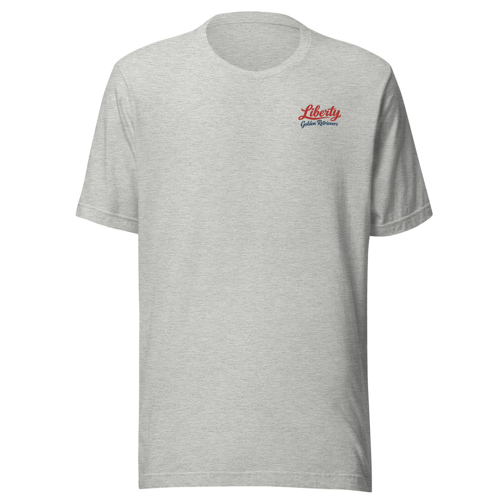 Liberty Golden Retrievers II Unisex Tee