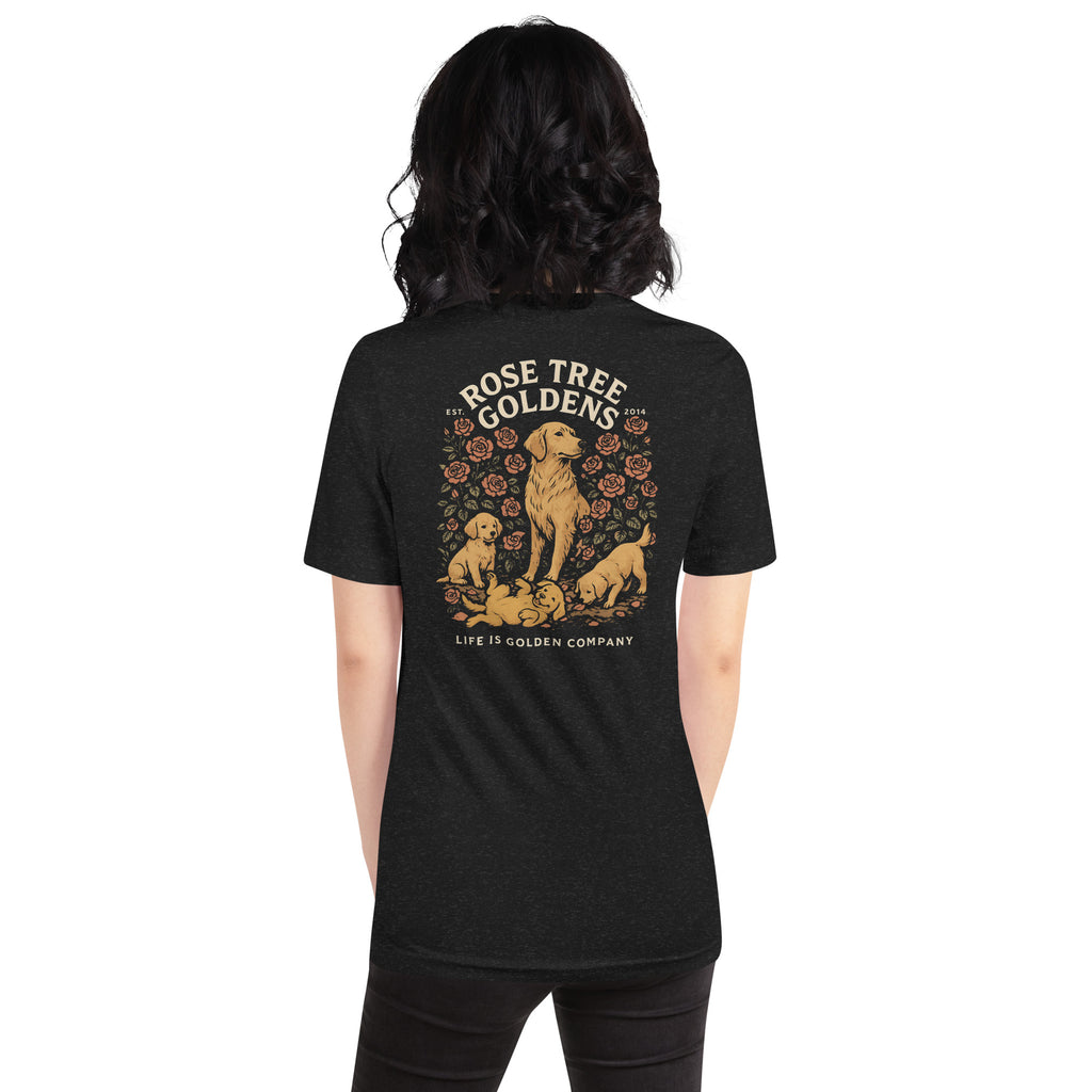 Rose Tree Goldens Custom Tee