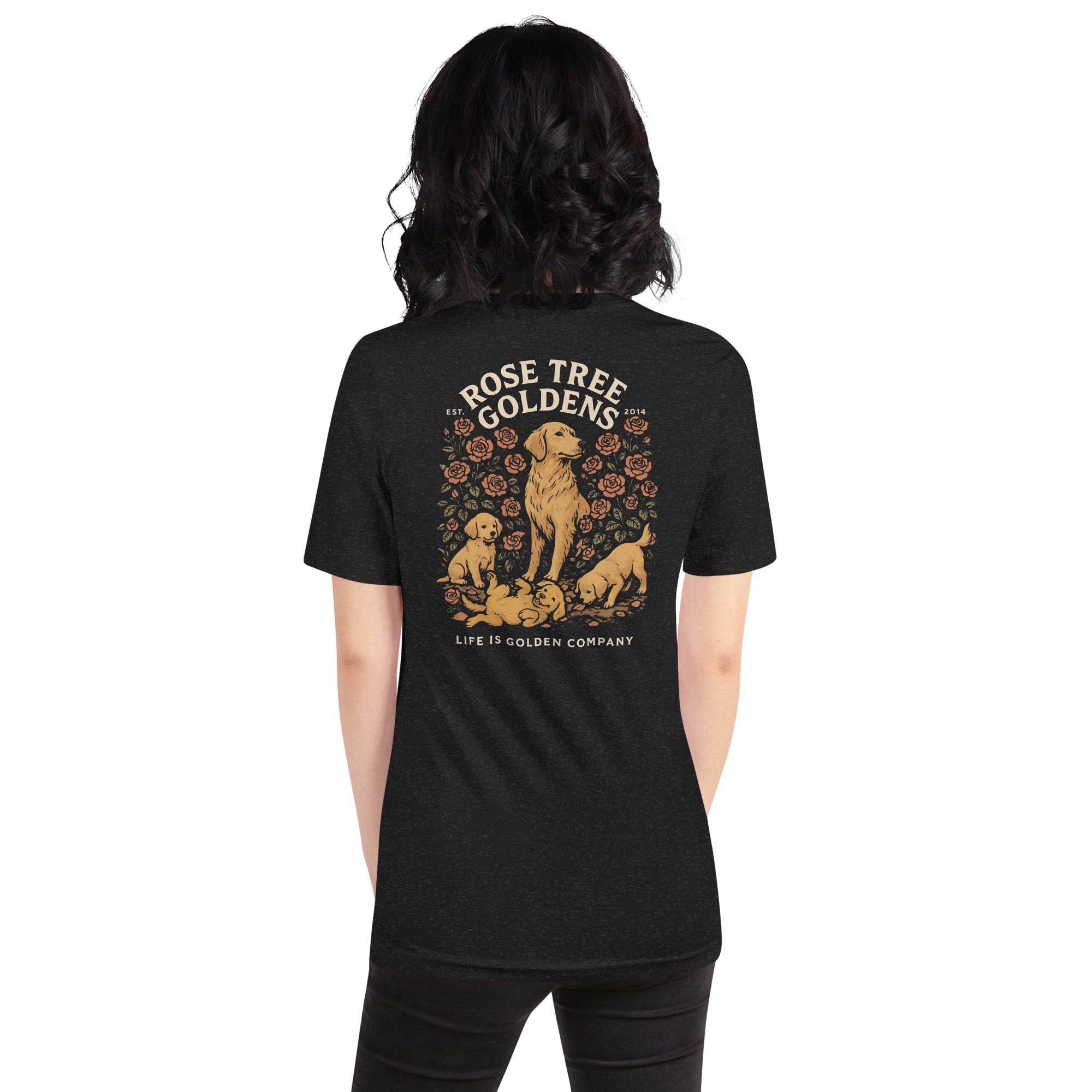 Rose Tree Goldens Custom Tee