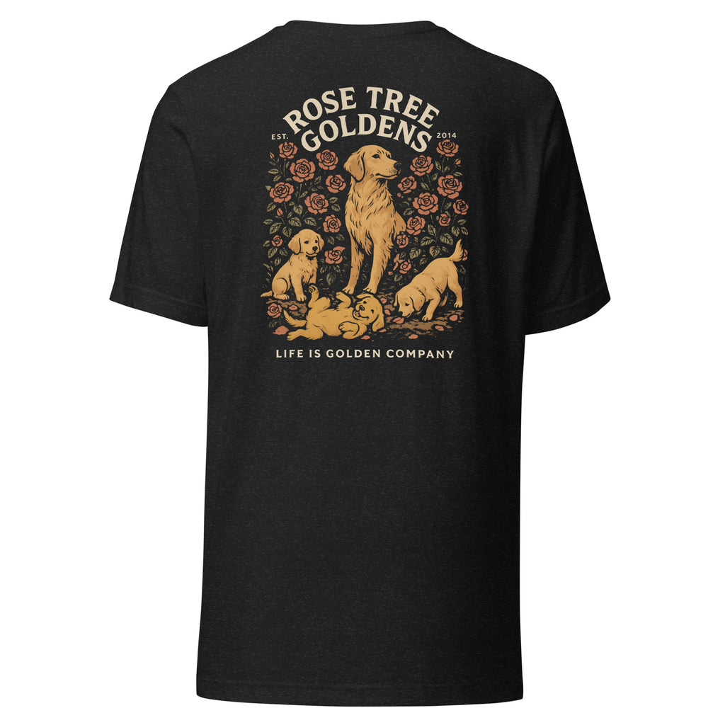 Rose Tree Goldens Custom Tee
