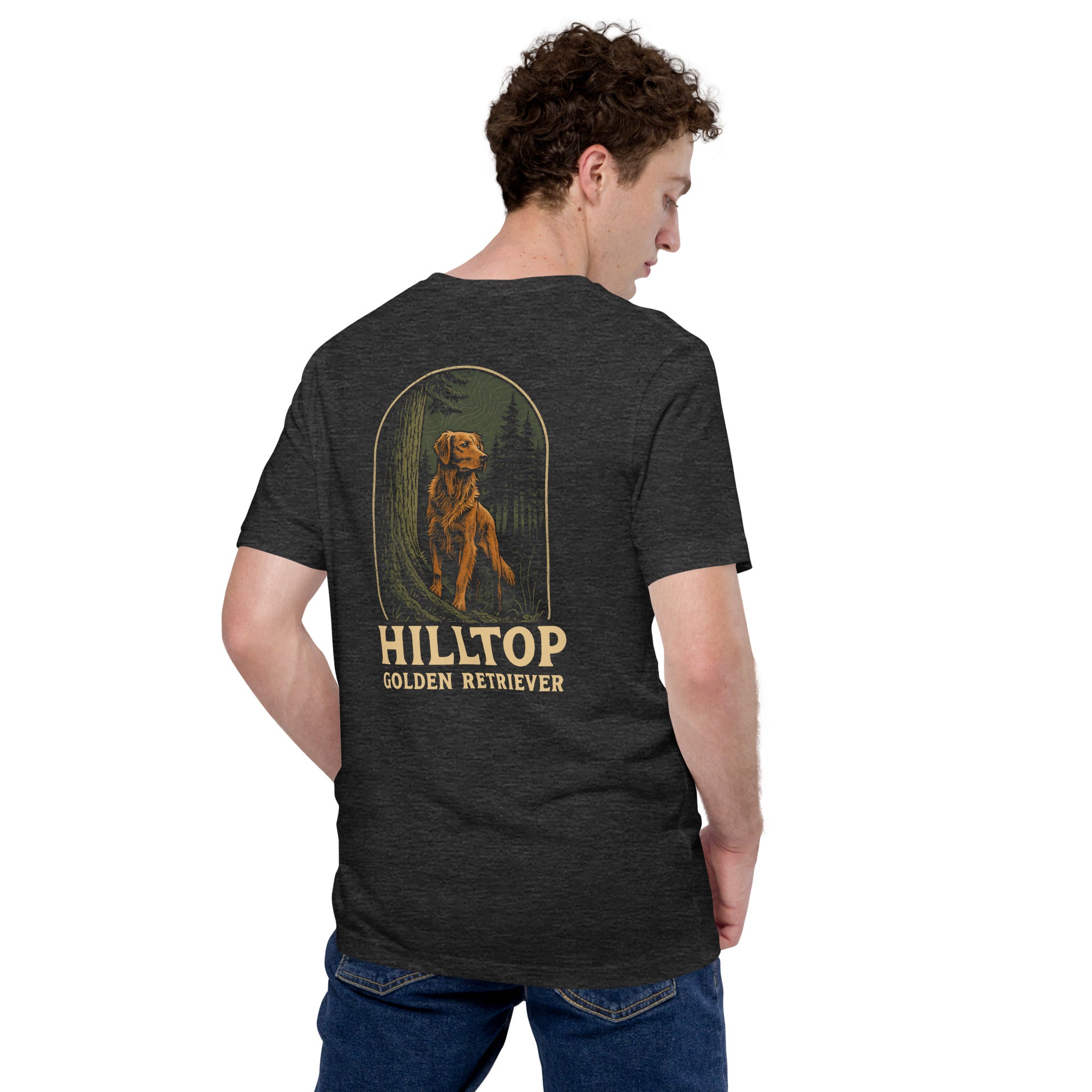 Hilltop Golden Retriever Unisex t-shirt