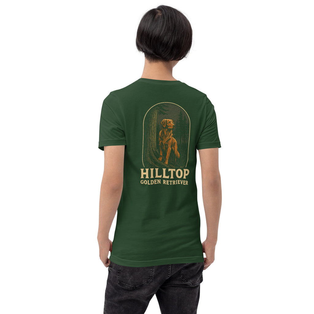 Hilltop Golden Retriever Unisex t-shirt