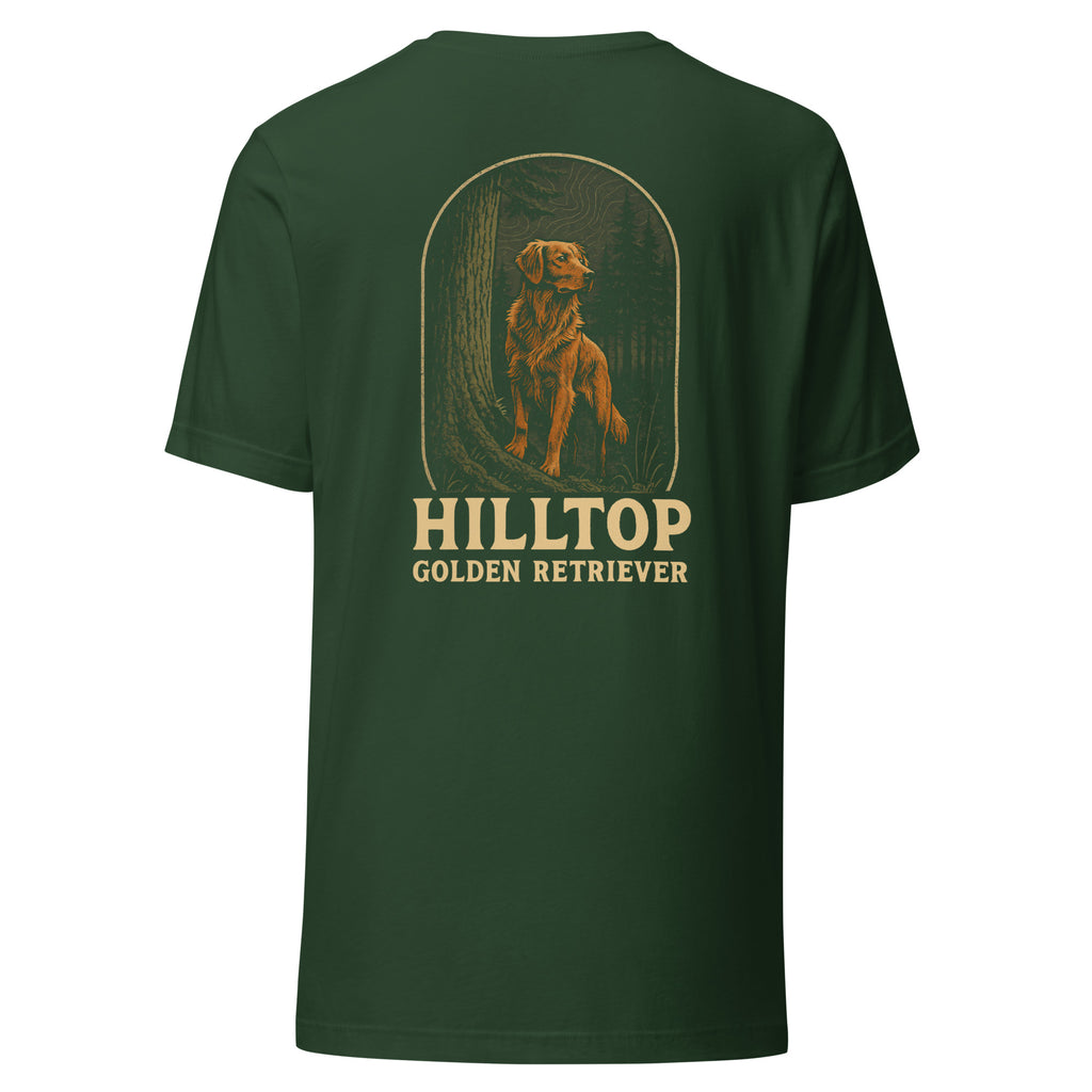 Hilltop Golden Retriever Unisex t-shirt