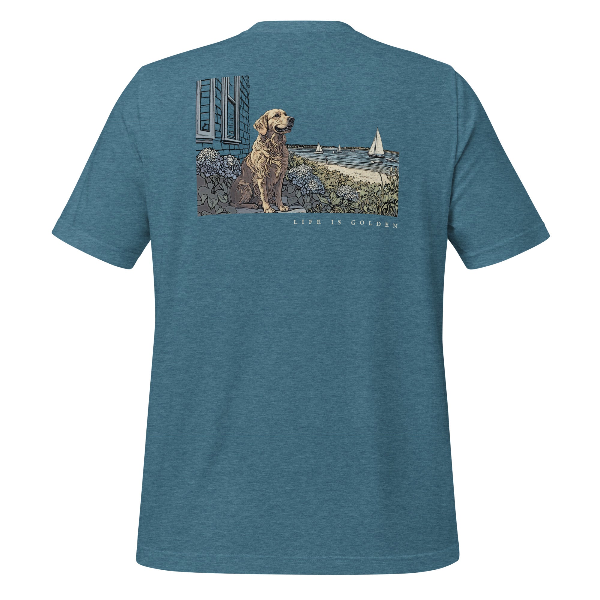 Vineyard Views Golden Retriever Tee