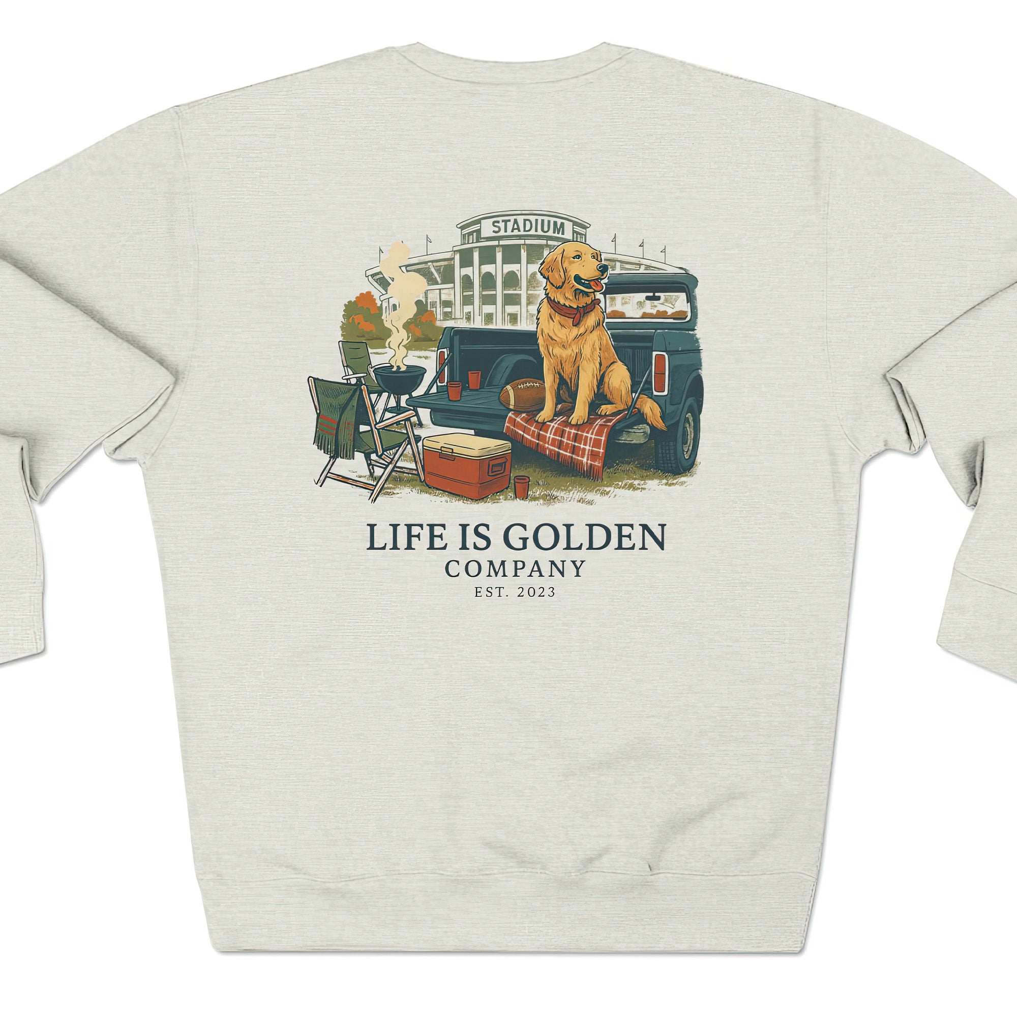 Game Day Sweatshirt - Golden Retriever Edition