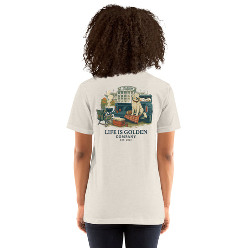 Game Day Tee - English Cream Golden Retriever Edition