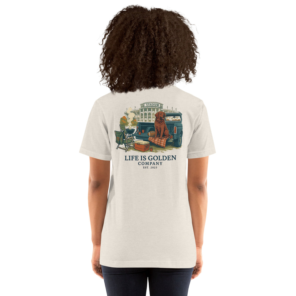Game Day Tee - Red Golden Retriever Edition