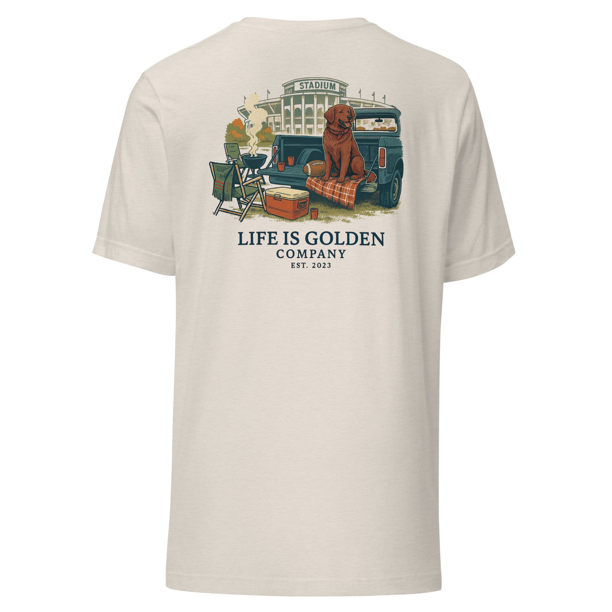 Game Day Tee - Red Golden Retriever Edition