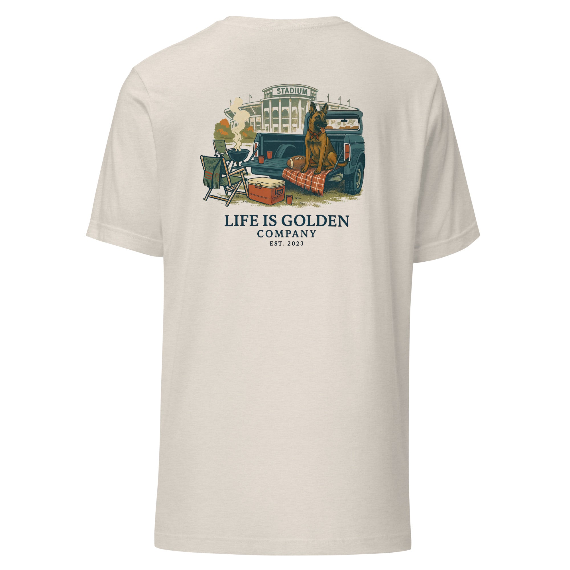 Game Day Tee – Belgian Malinois Edition