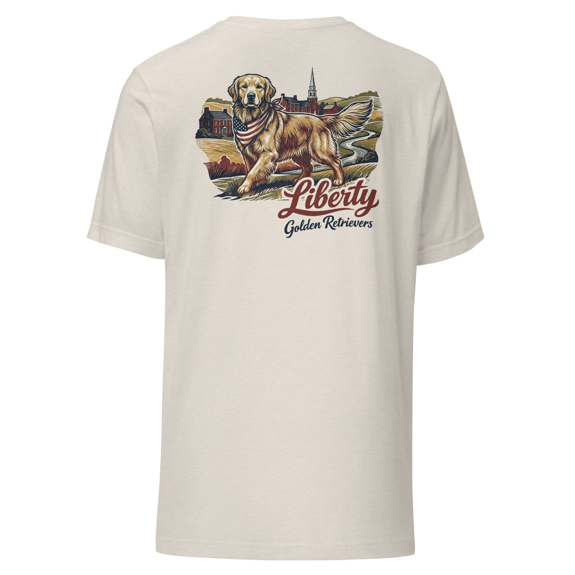 Liberty Golden Retrievers Unisex Tee