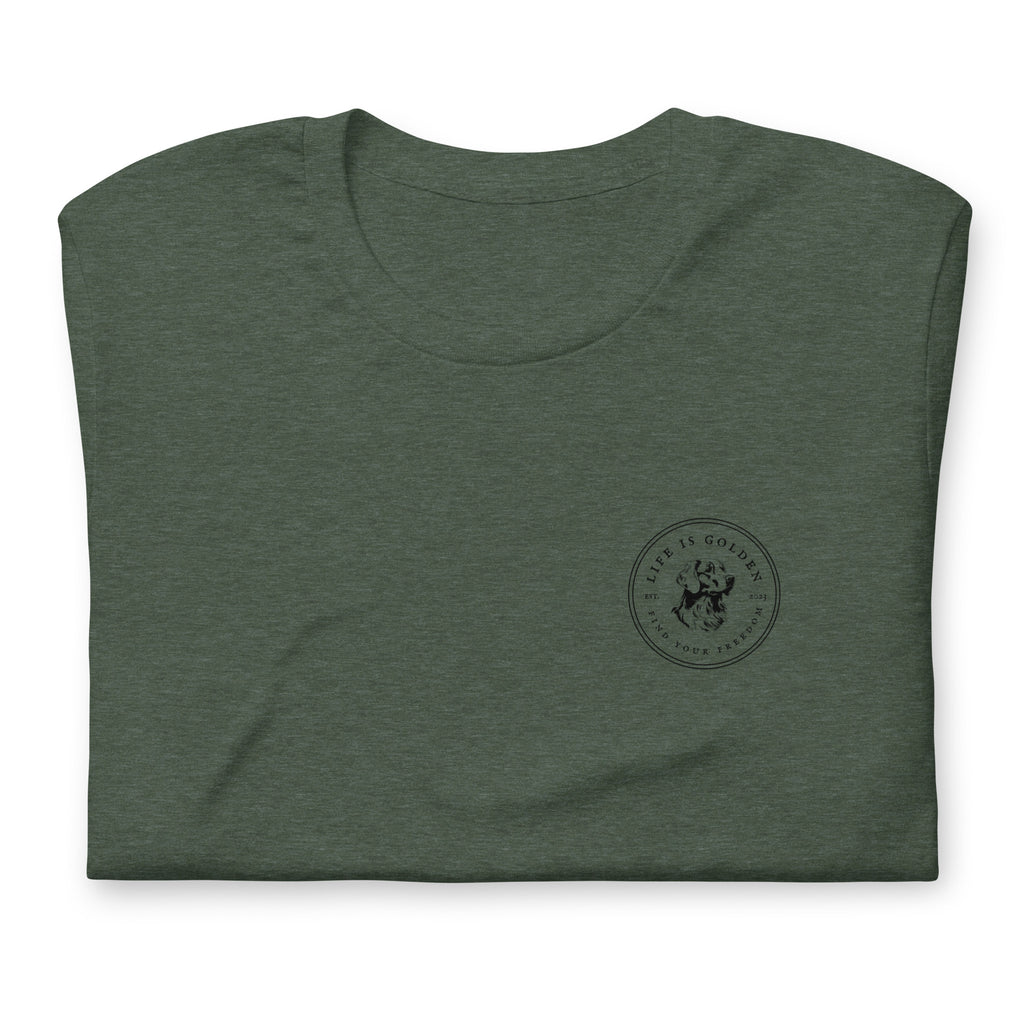 Out Of Office Golden Retriever Tee