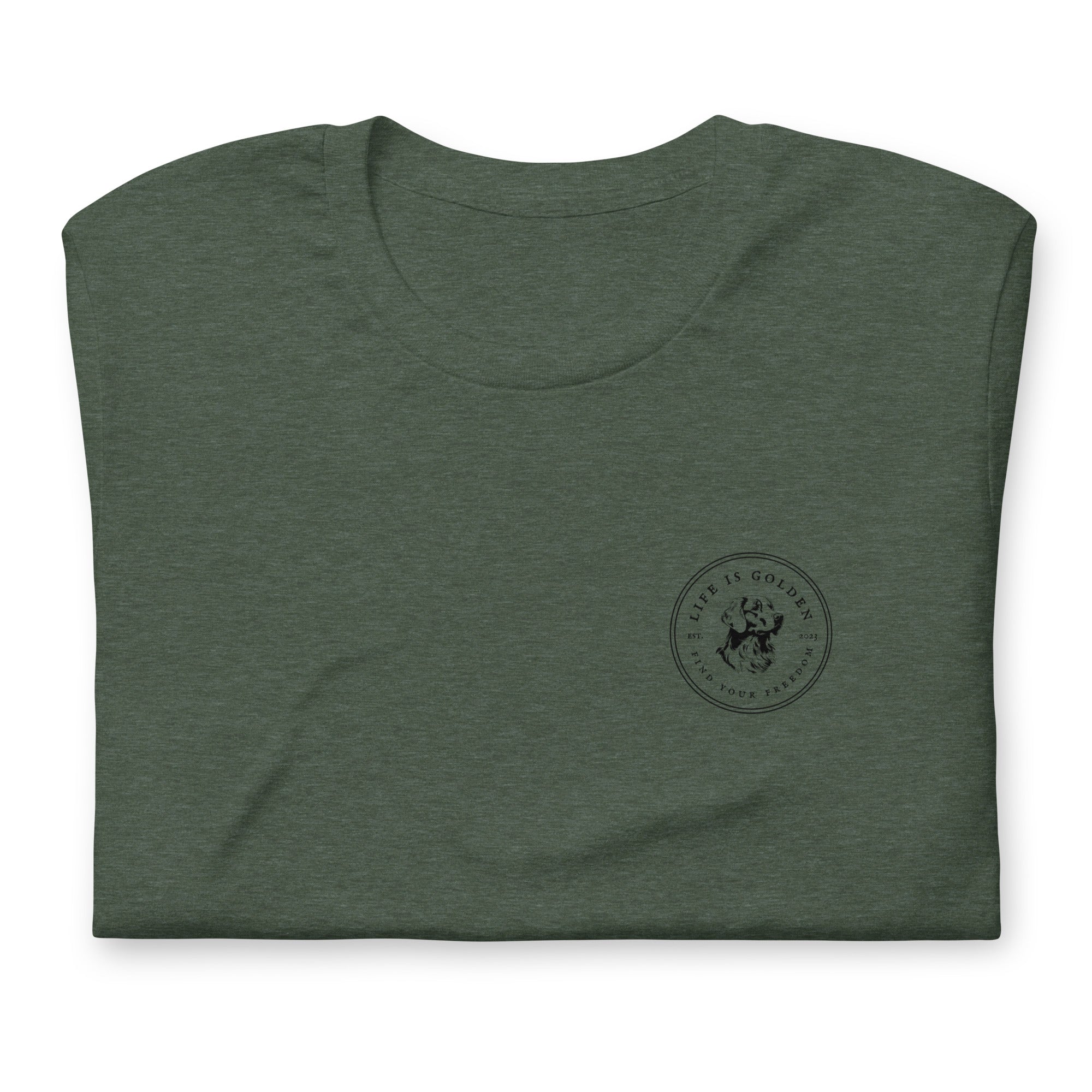 Out Of Office Golden Retriever Tee