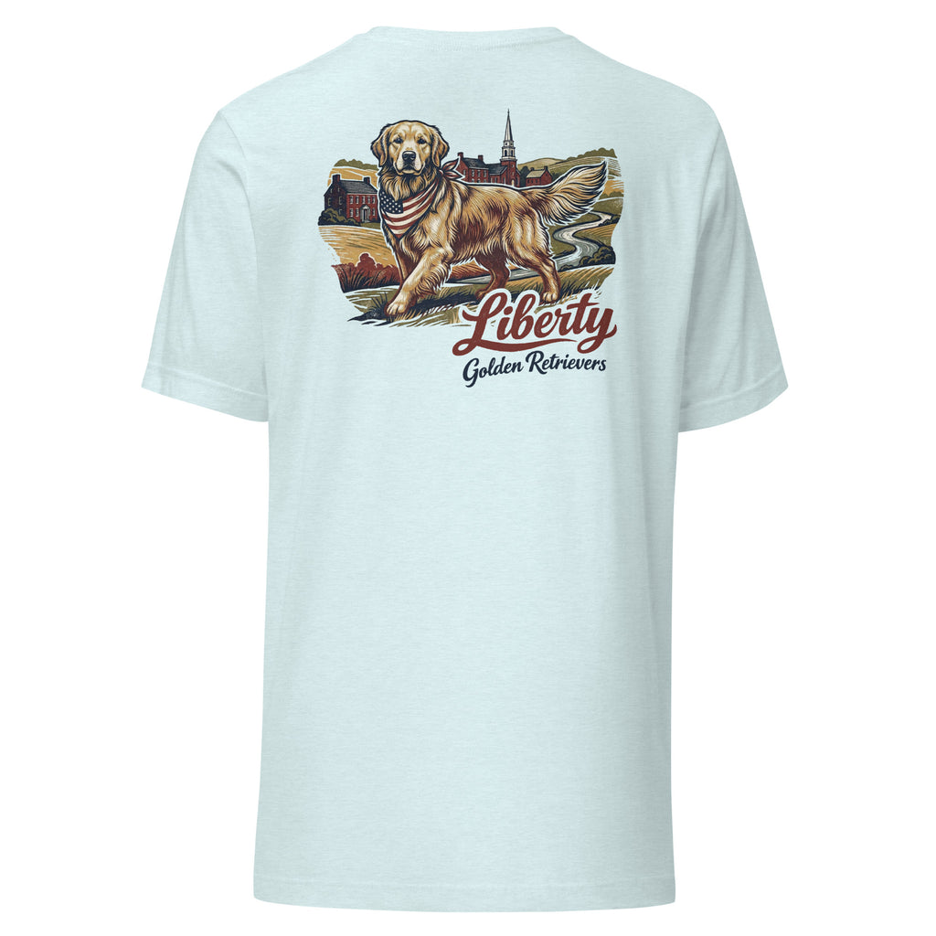 Liberty Golden Retrievers Unisex Tee