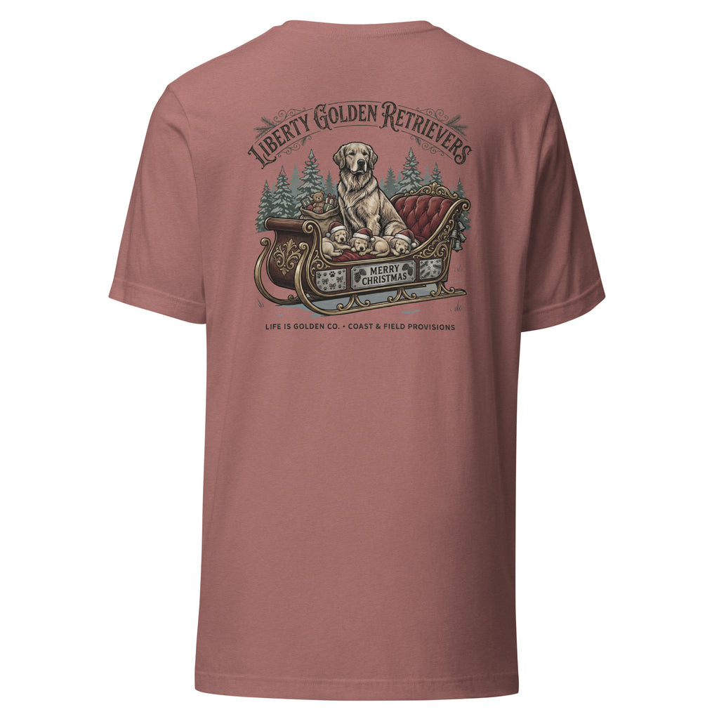 Liberty Goldens Christmas Unisex Tee