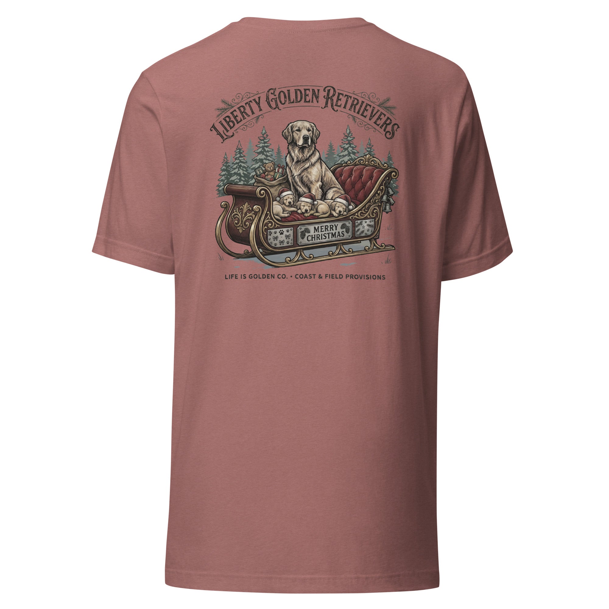 Liberty Goldens Christmas Unisex Tee