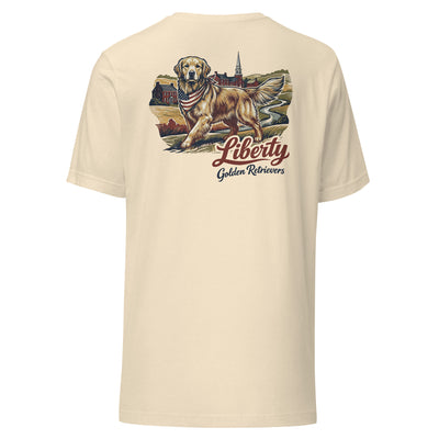 Liberty Golden Retrievers Unisex Tee