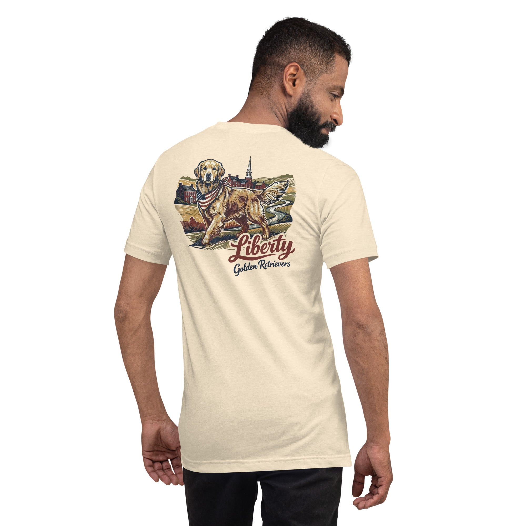 Liberty Golden Retrievers Unisex Tee