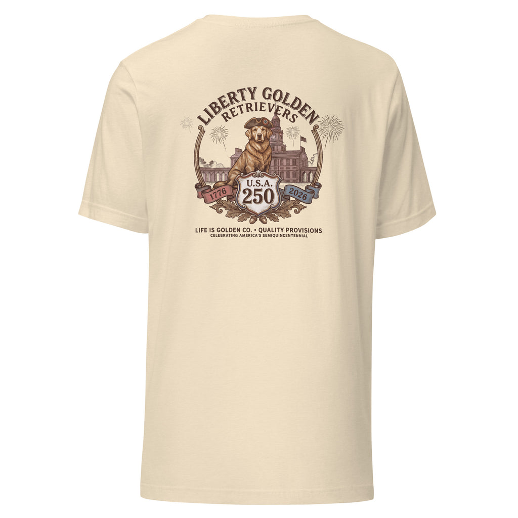 Liberty Goldens Semiquincentennial Unisex Tee