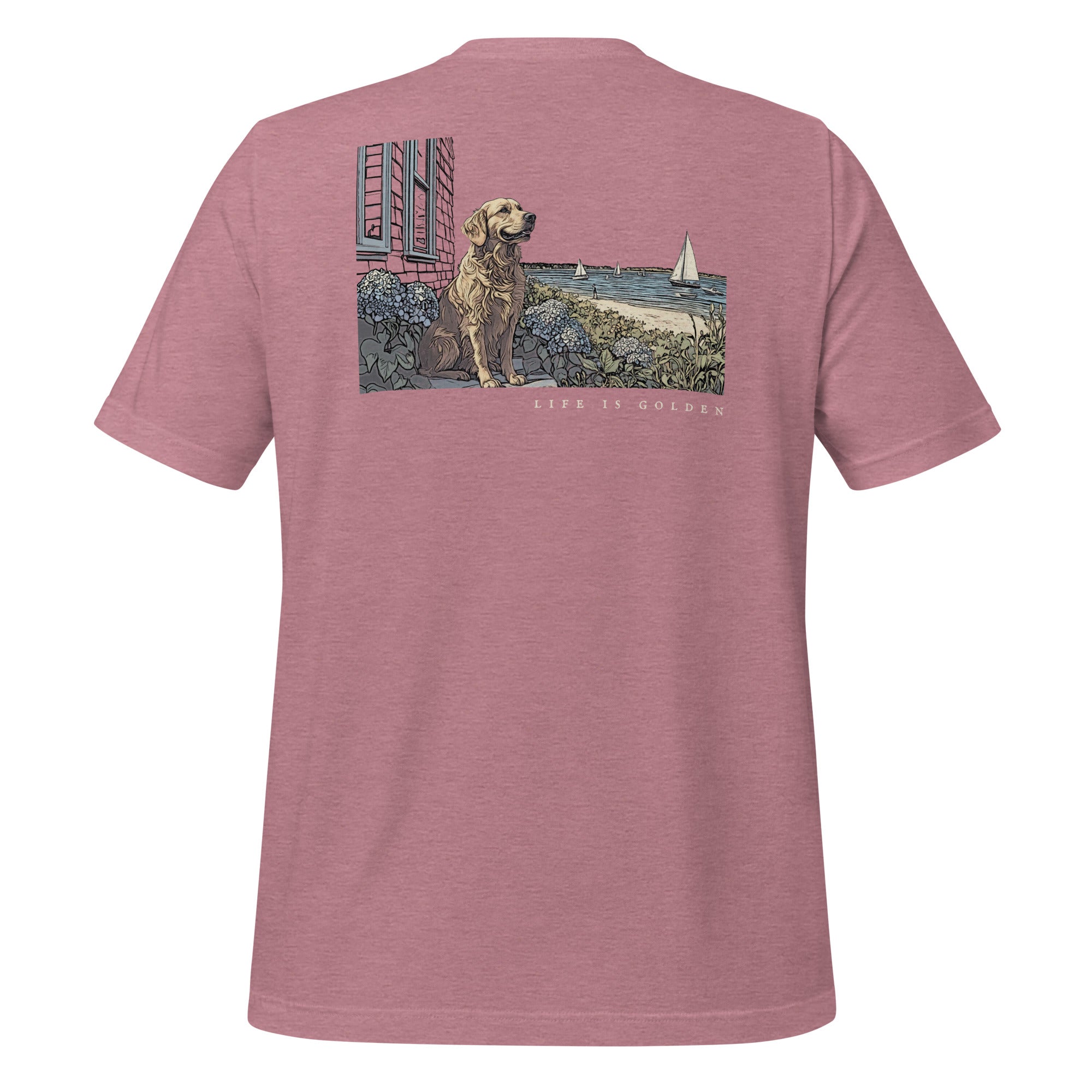 Vineyard Views Golden Retriever Tee