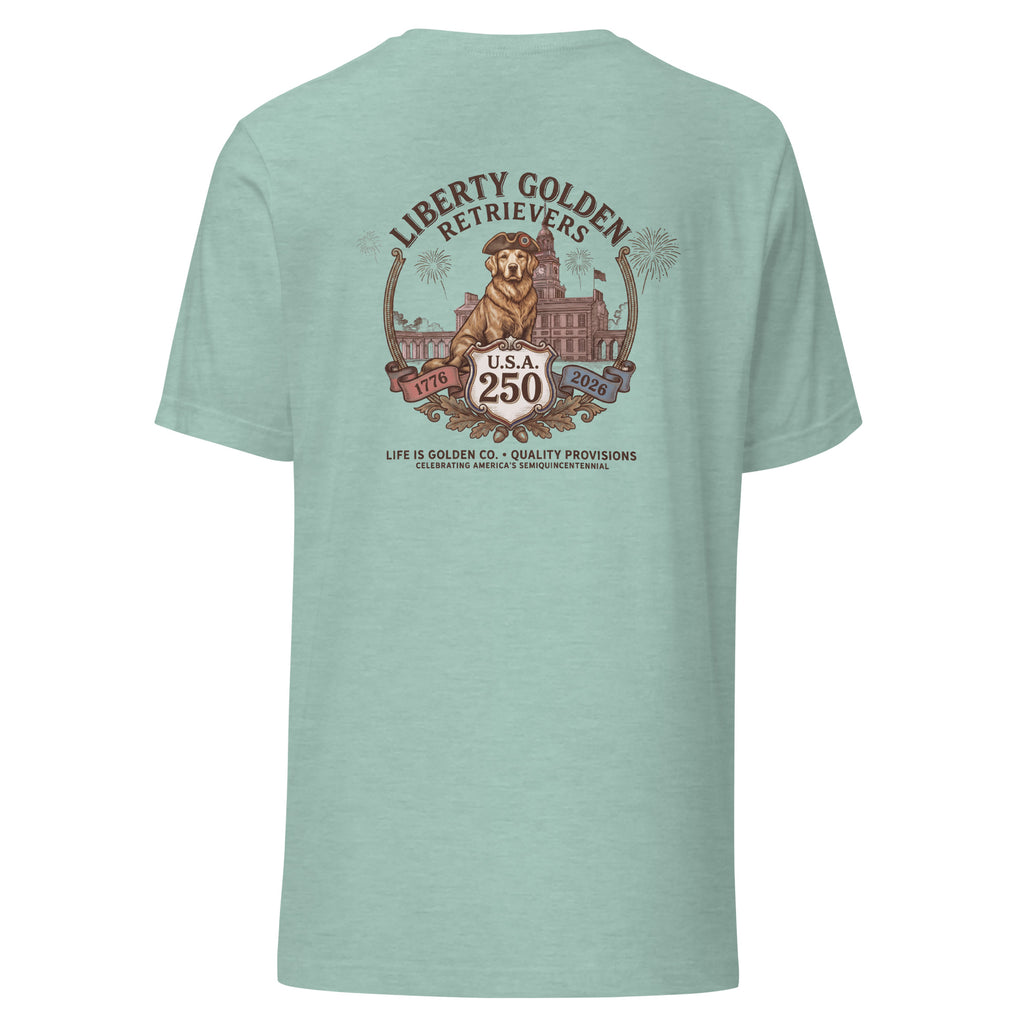 Liberty Goldens Semiquincentennial Unisex Tee