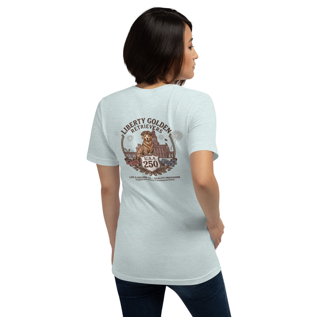Liberty Goldens Semiquincentennial Unisex Tee