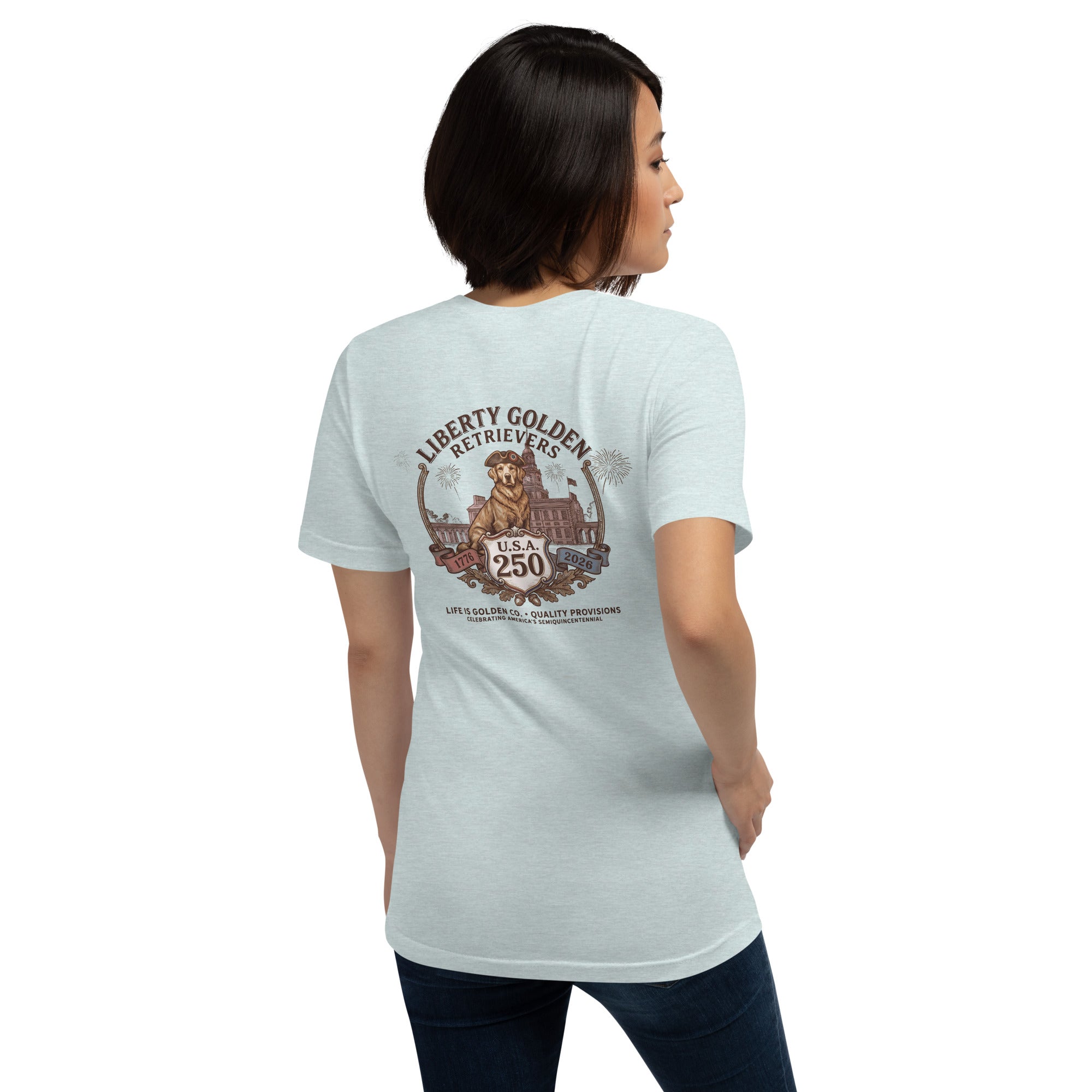Liberty Goldens Semiquincentennial Unisex Tee