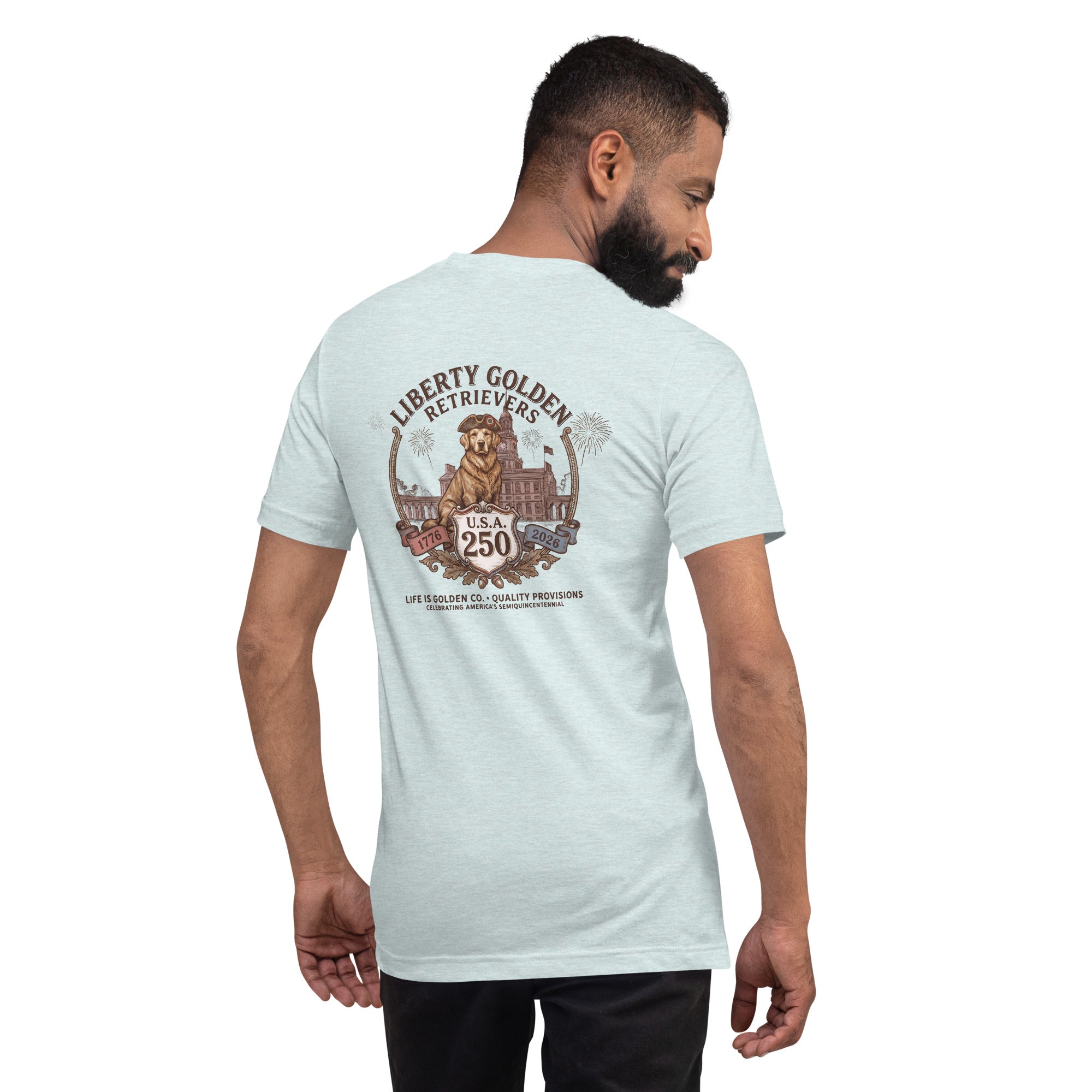 Liberty Goldens Semiquincentennial Unisex Tee