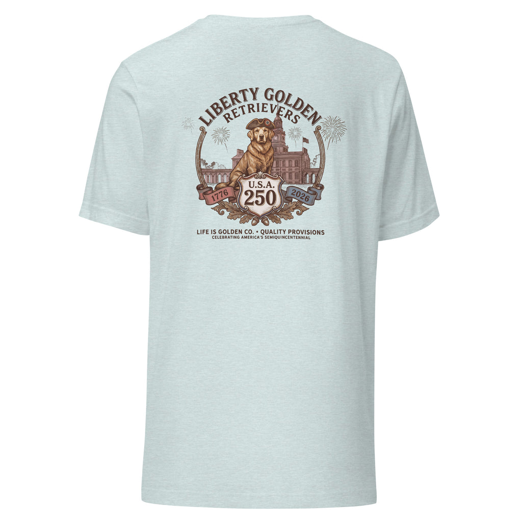 Liberty Goldens Semiquincentennial Unisex Tee
