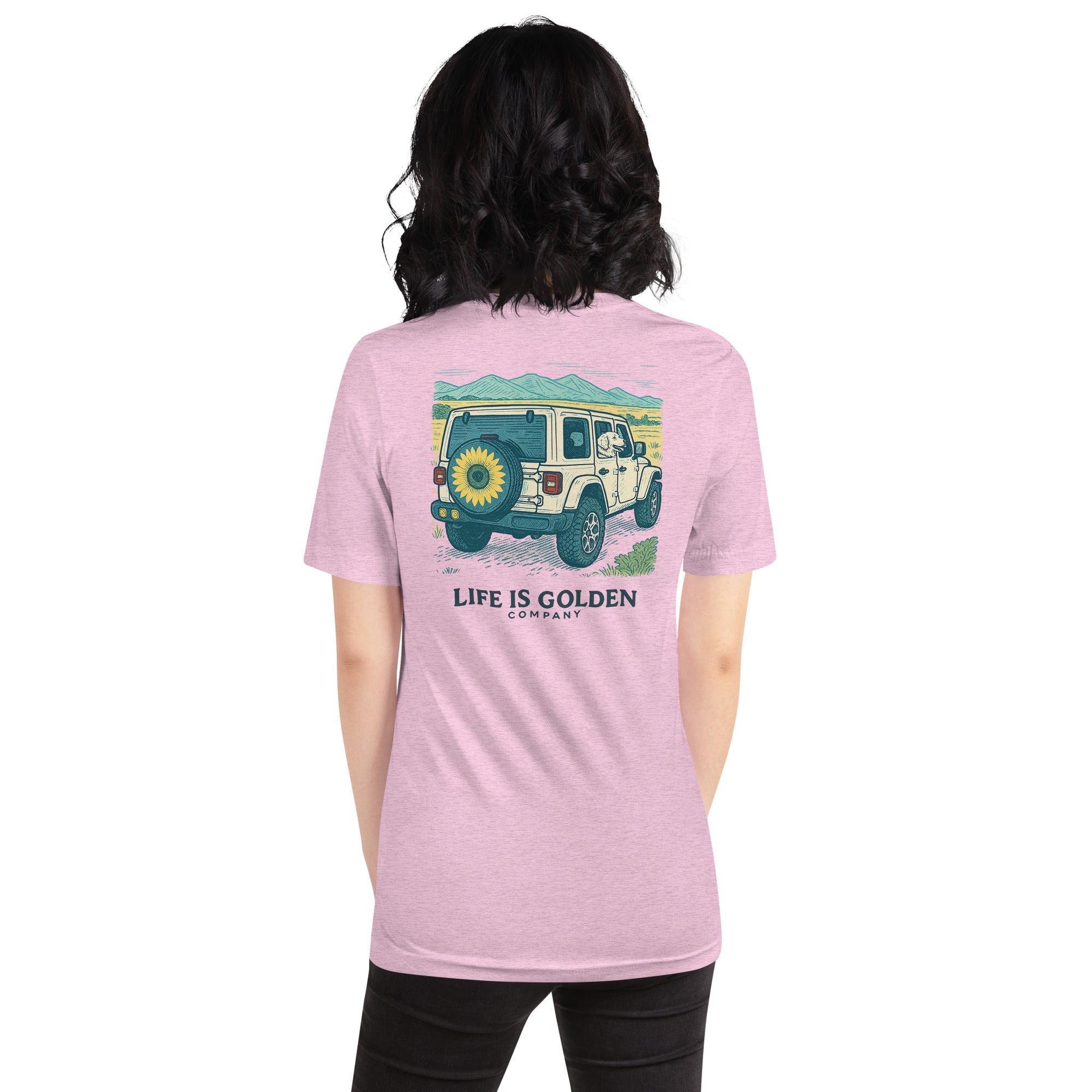 Sunflower Jeep Tee