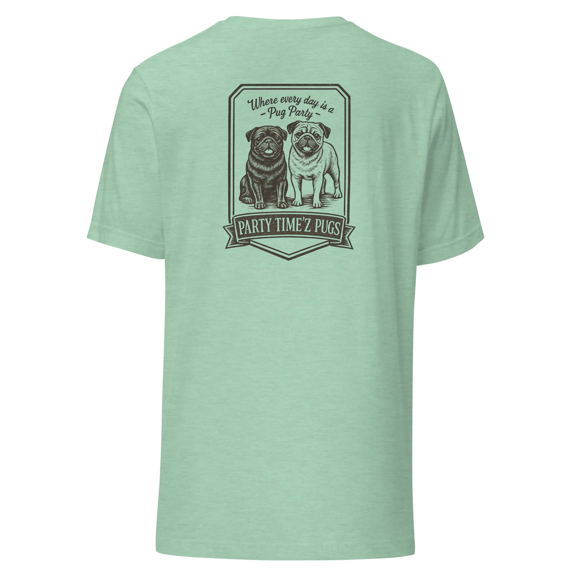 Party Time'Z Pugs Unisex t-shirt