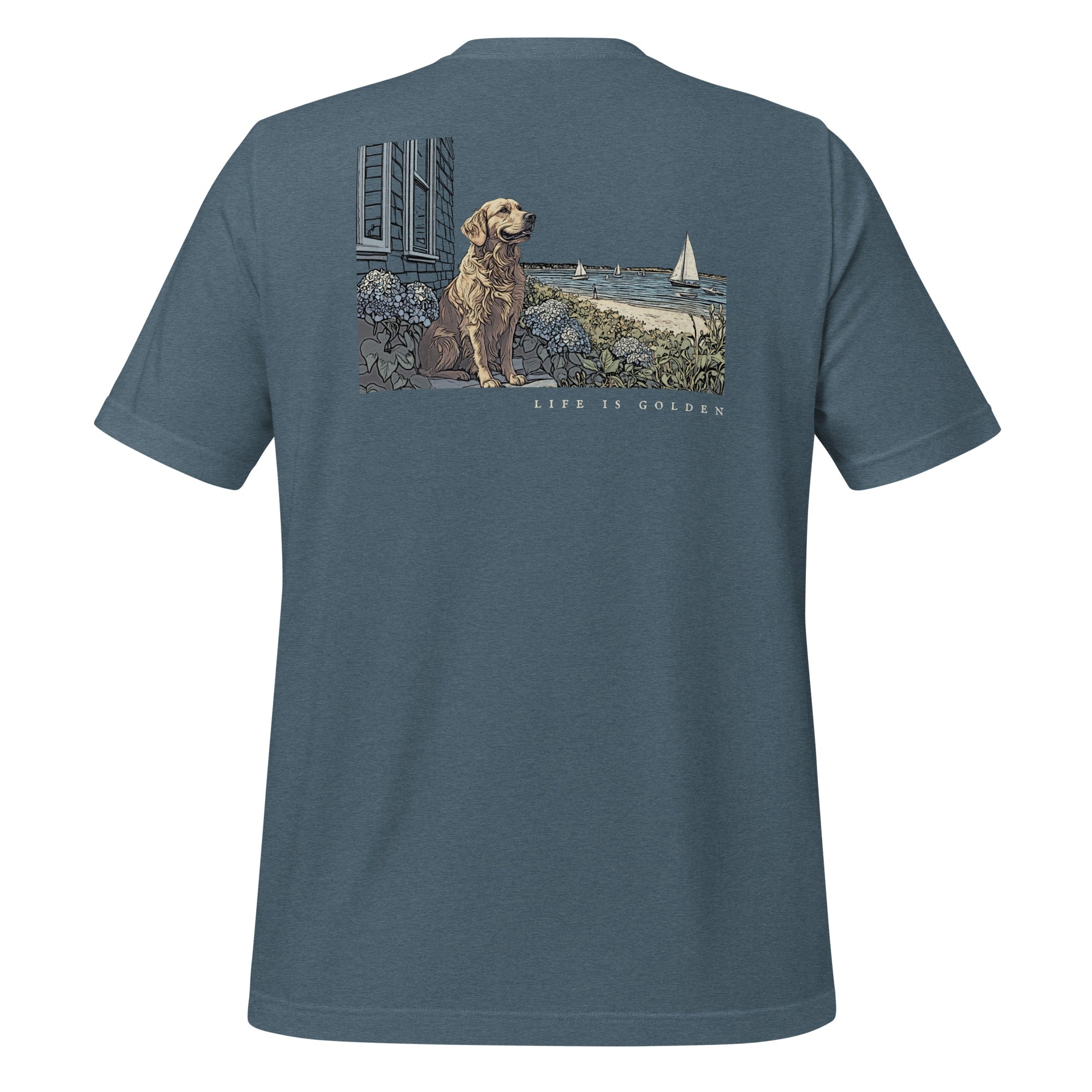 Vineyard Views Golden Retriever Tee