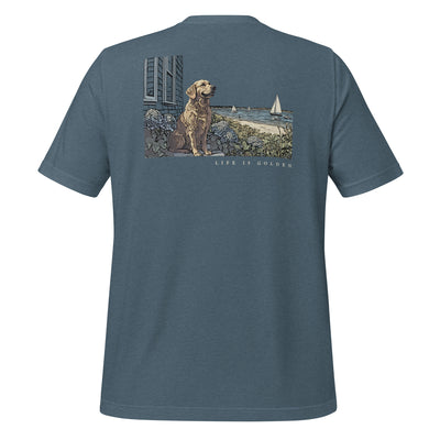 Vineyard Views Golden Retriever Tee