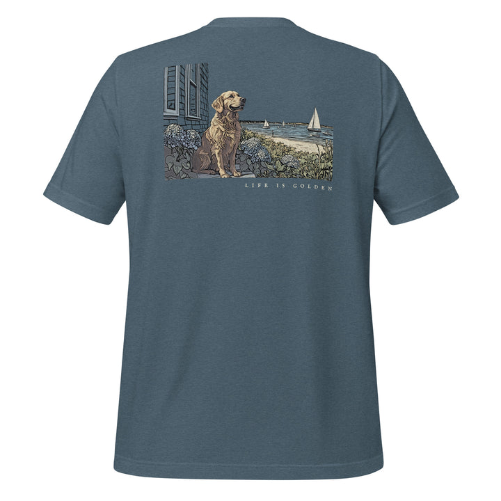 Vineyard Views Golden Retriever Tee