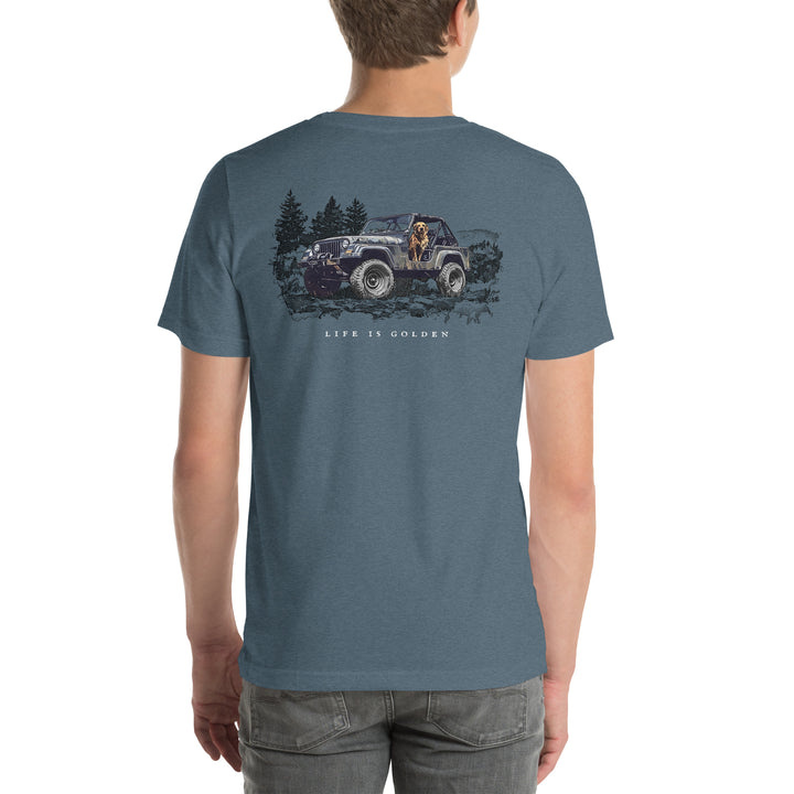 Jeep Overland Golden Retriever T-shirt
