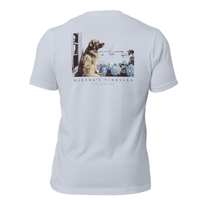 Vineyard Golden Retriever Tee