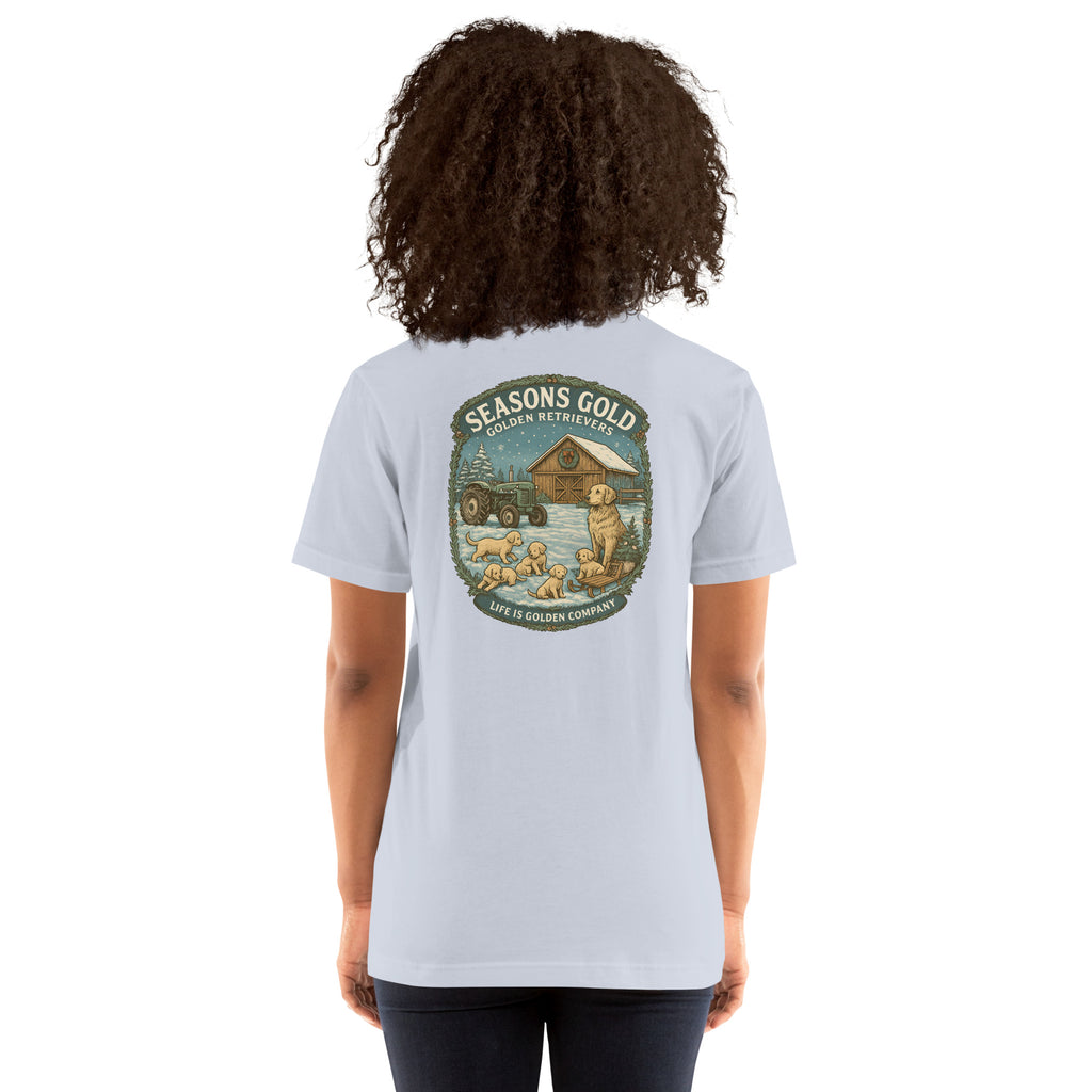 Seasons Gold Winter Unisex t-shirt