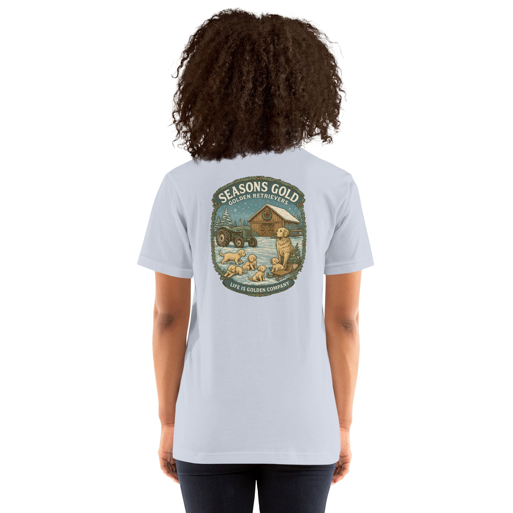 Seasons Gold Winter Unisex t-shirt
