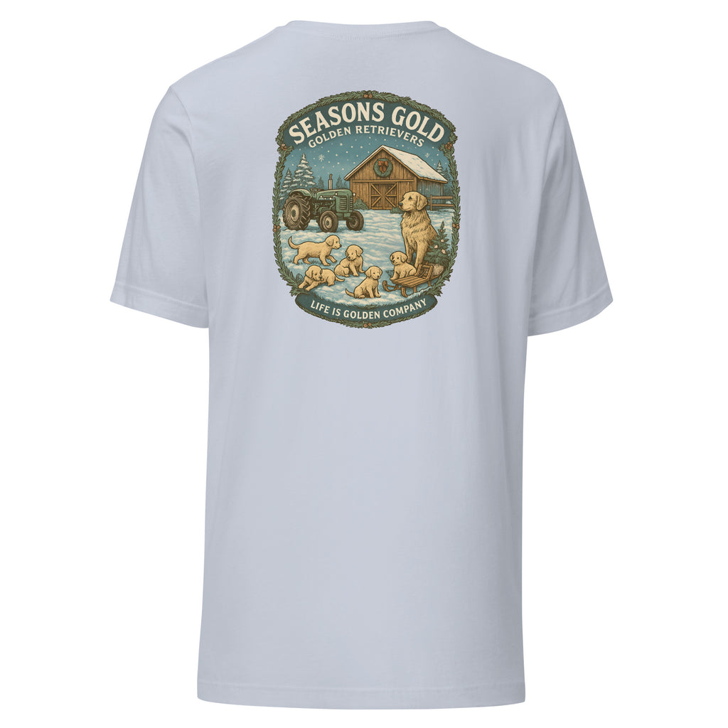 Seasons Gold Winter Unisex t-shirt