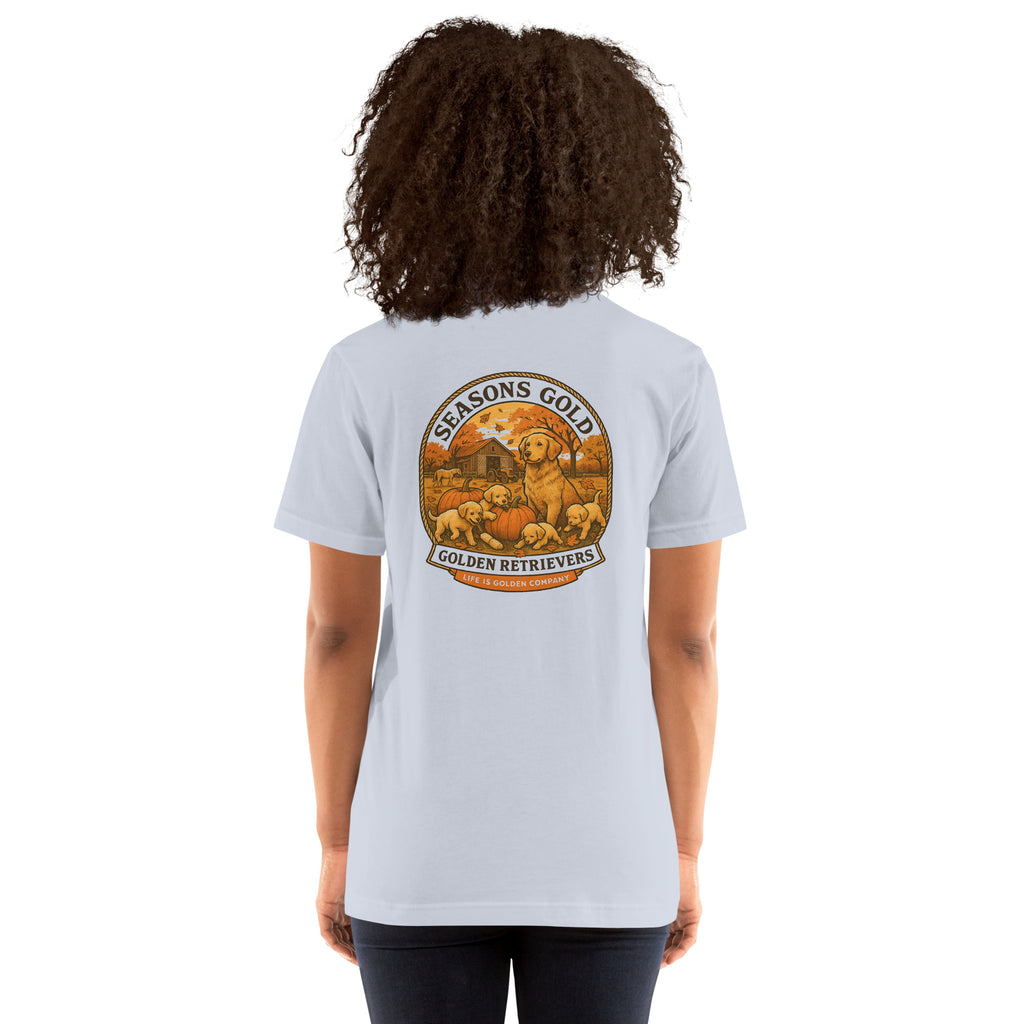 Seasons Gold Autumn Unisex t-shirt