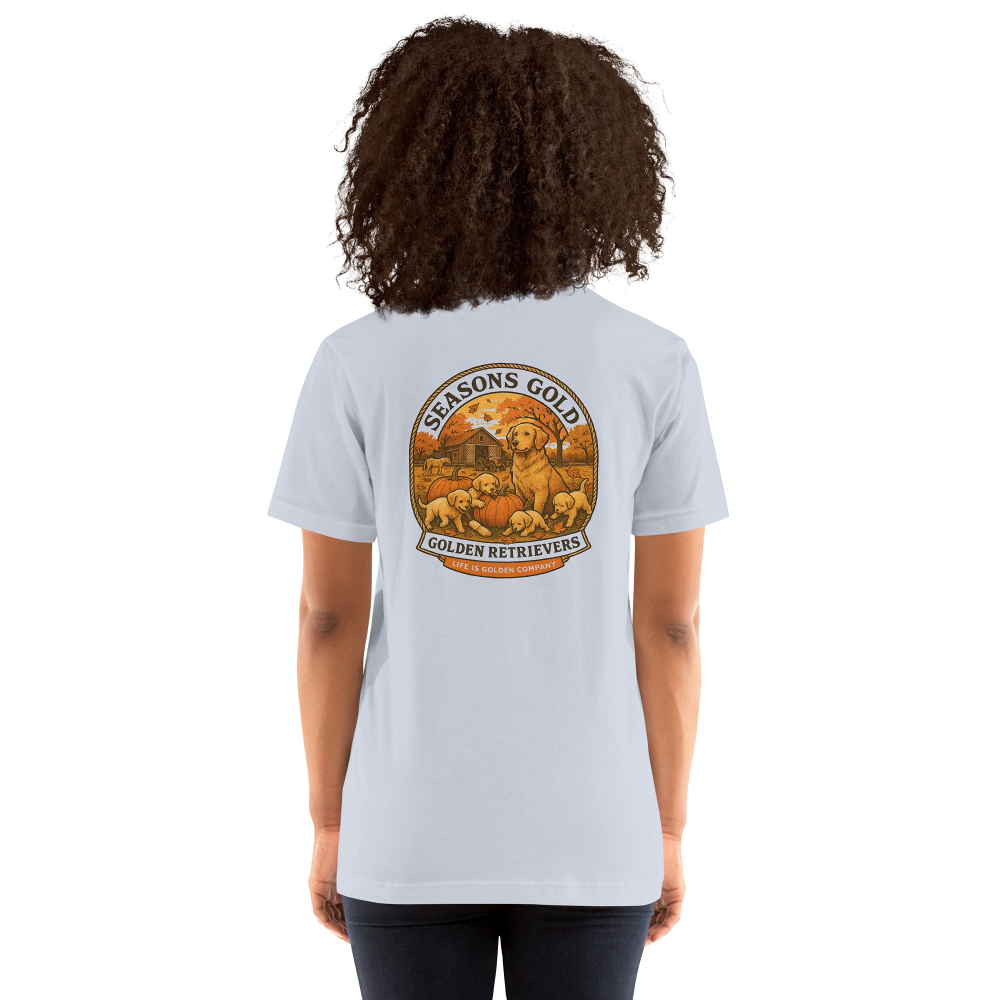 Seasons Gold Autumn Unisex t-shirt