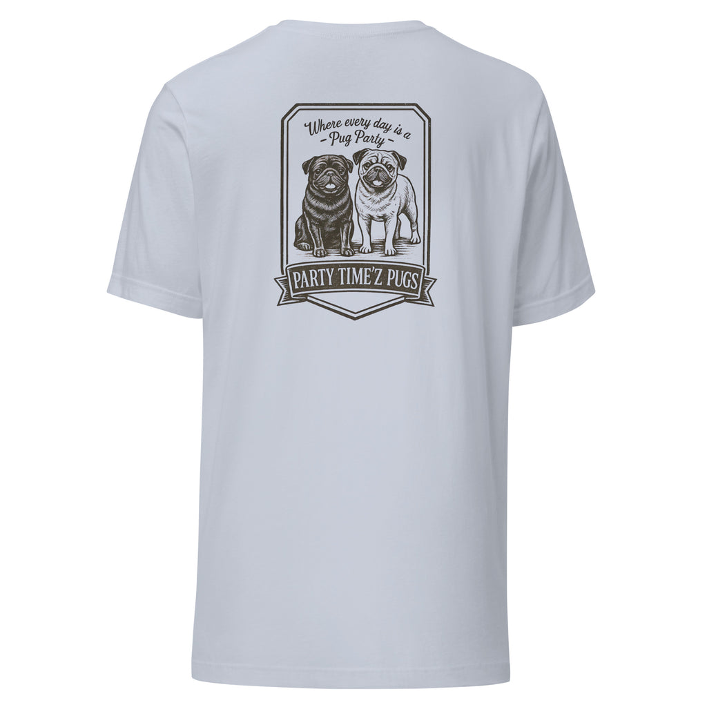 Party Time'Z Pugs Unisex t-shirt