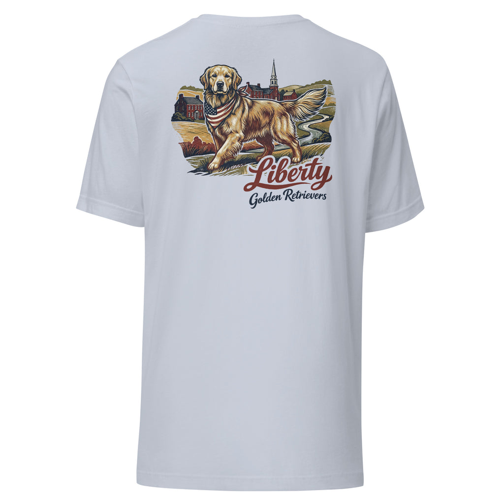 Liberty Golden Retrievers Unisex Tee