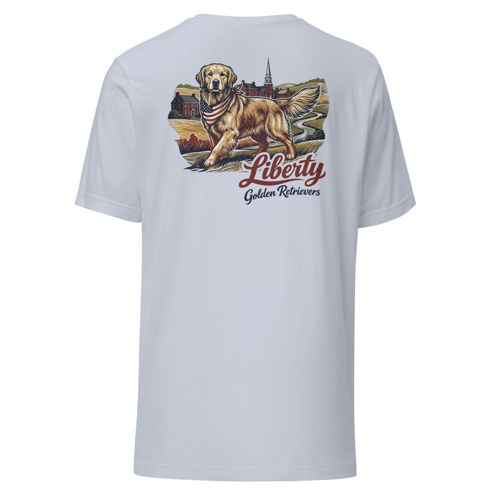 Liberty Golden Retrievers Unisex Tee