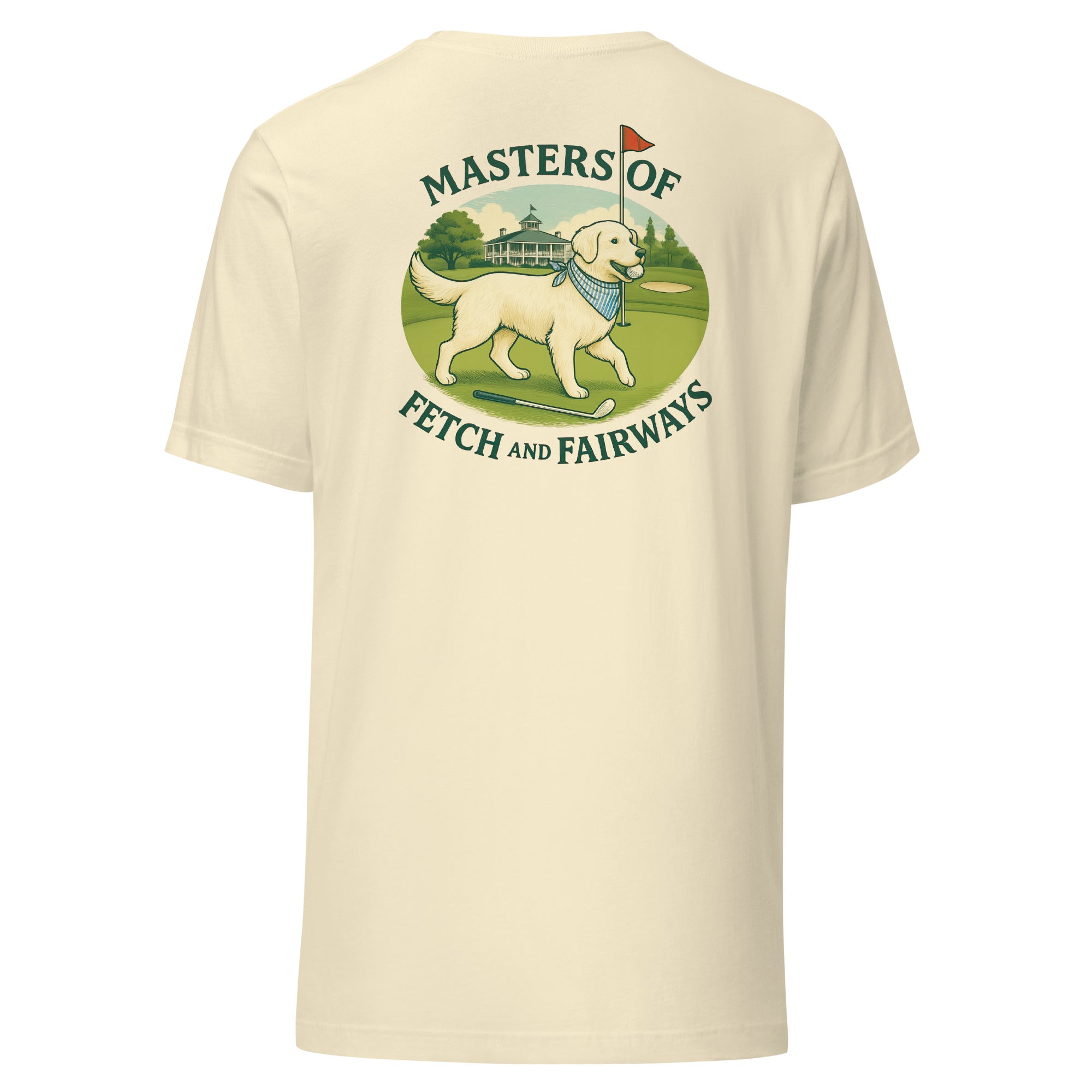 Masters of Fetch and Fairways Unisex tee