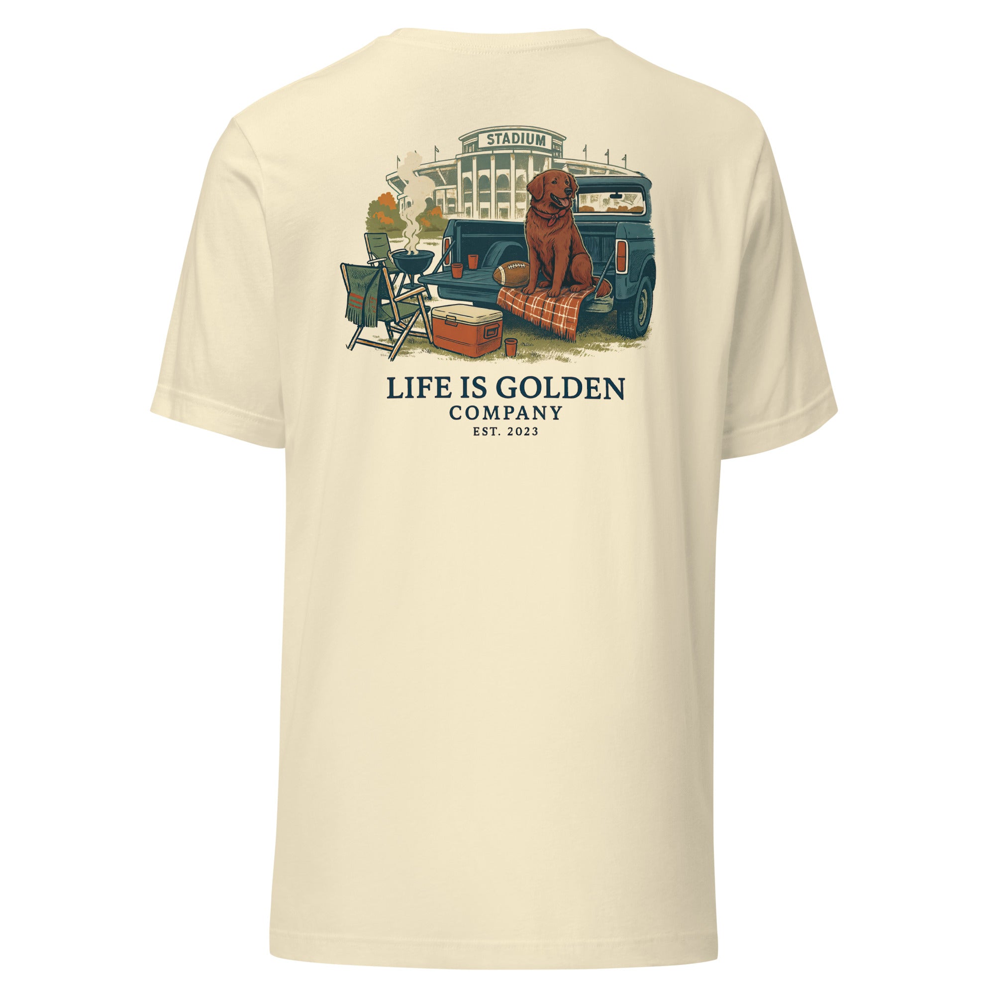 Game Day Tee - Red Golden Retriever Edition