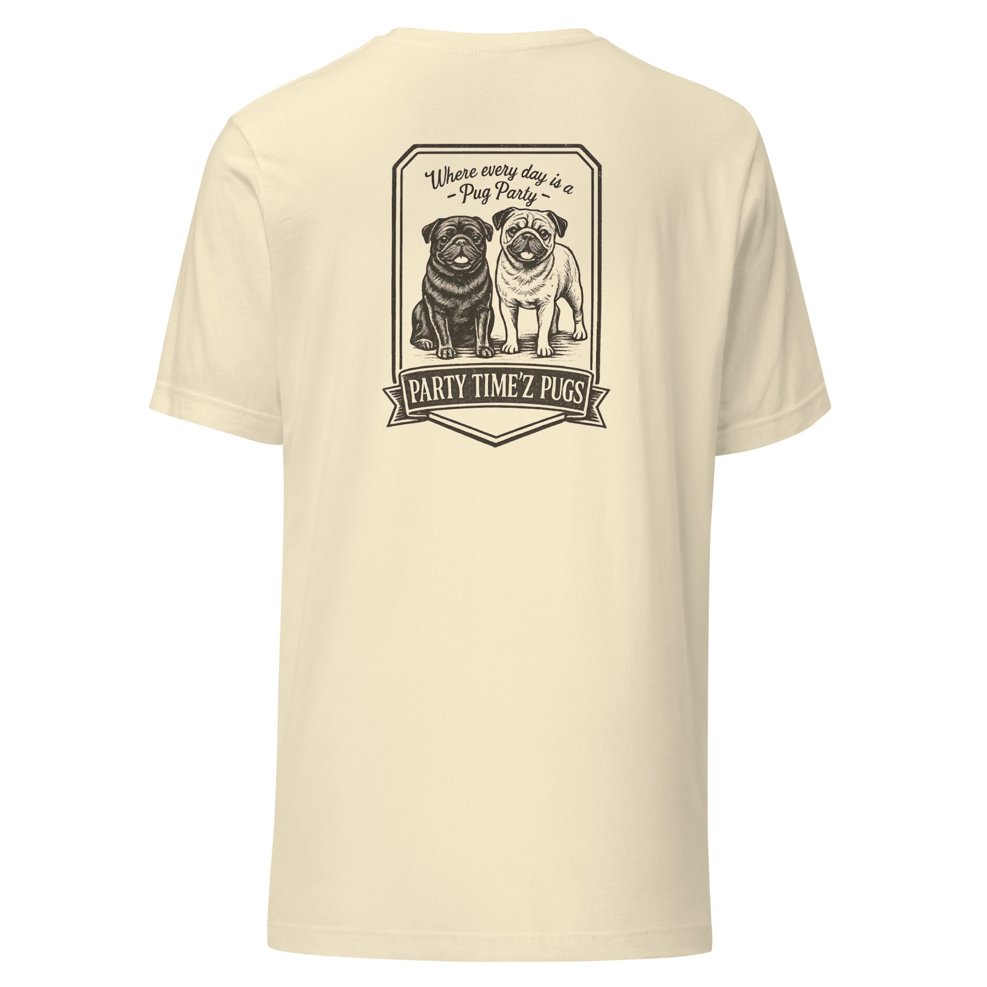 Party Time'Z Pugs Unisex t-shirt