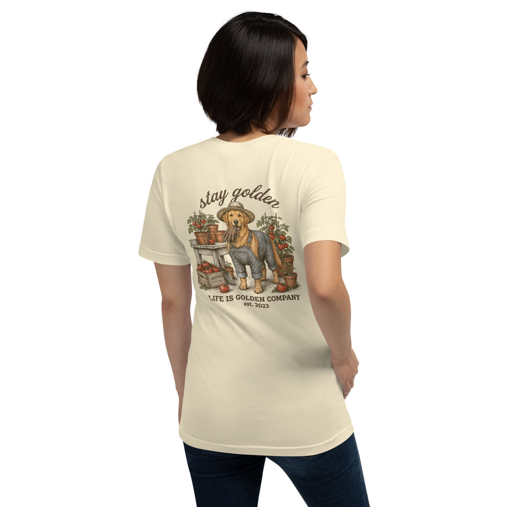Stay Golden Tomato Gardner Unisex Tee